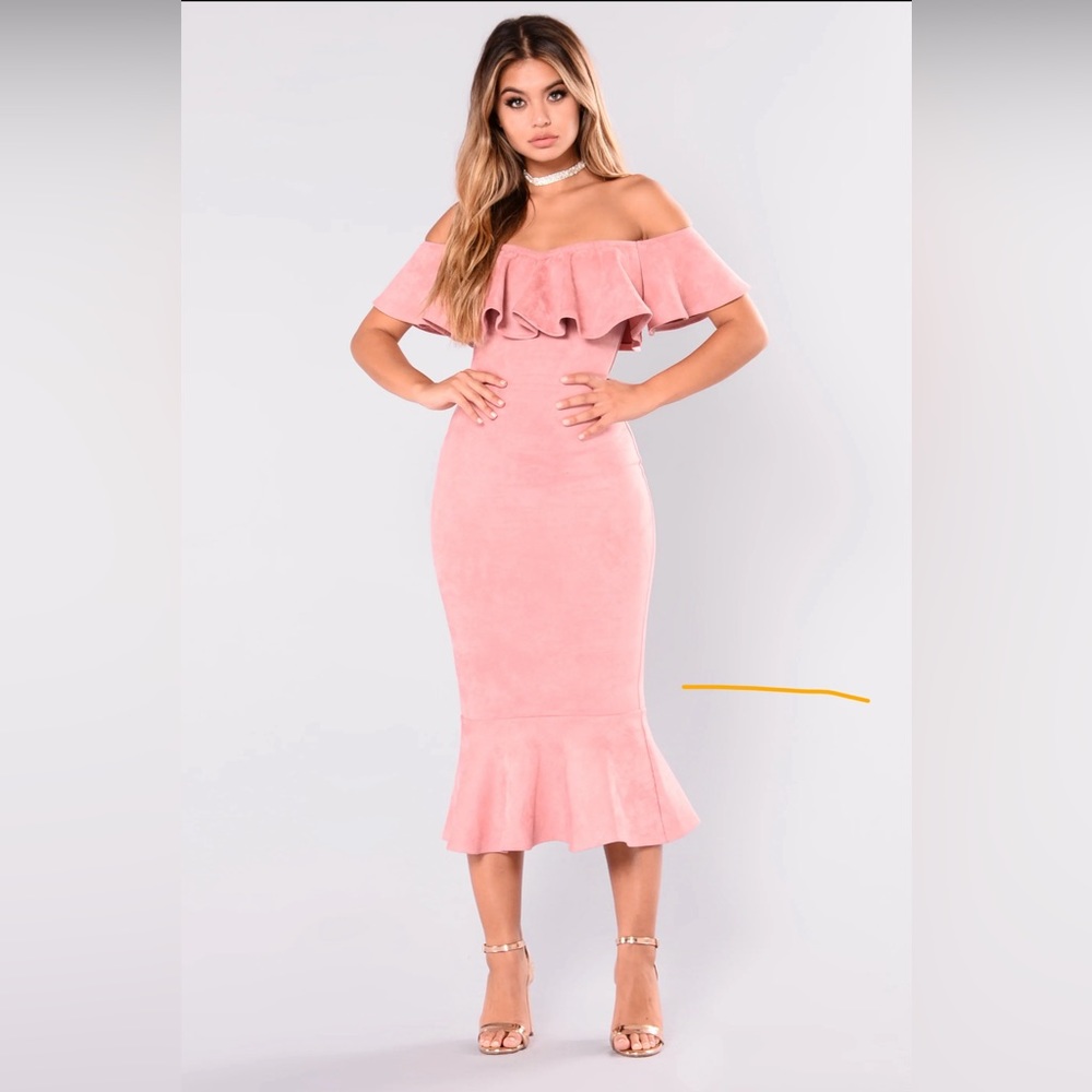 aliana suede dress